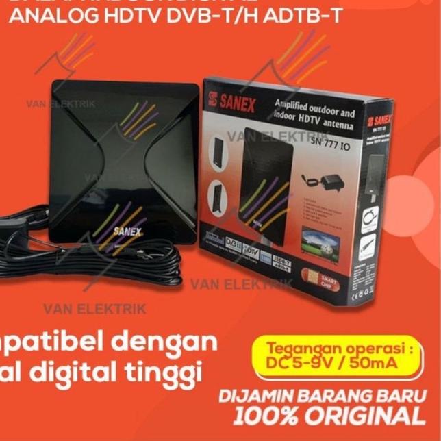 ۩ ANTENA TV SANEX SN 777 DALAM INDOOR DIGITAL ANALOG HDTV DVB-T/H ADTB-T ✽