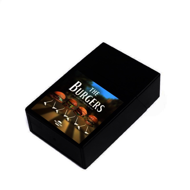 KOTAK ROKOK BOX HITAM /KADO ULANGTAHUN / KOTAK ROKOK PLASTIK / HADIAH /SOUVENIR /KADO COWOK/KOTAK RO