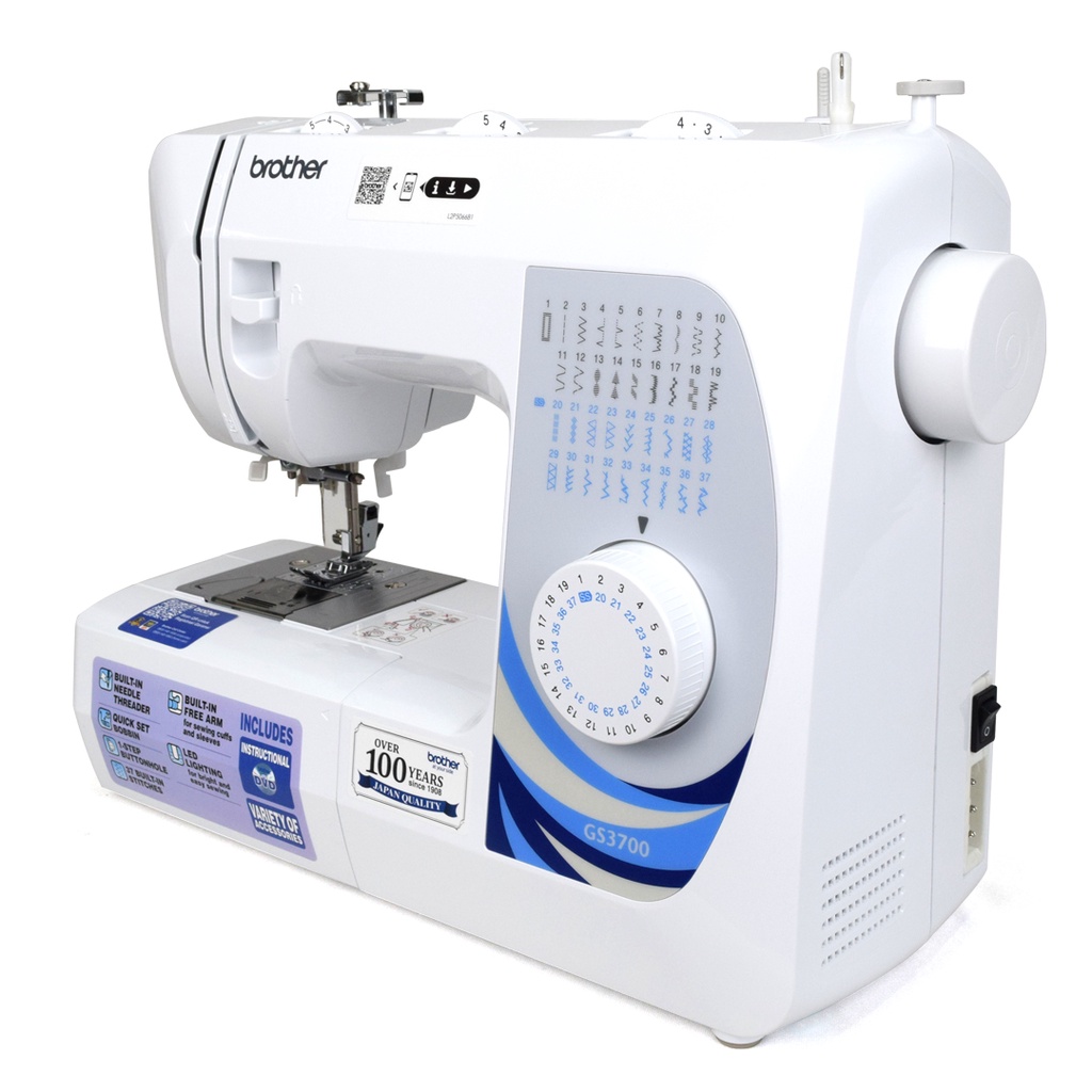 Mesin Jahit Brother GS3700 / GS 3700 Sewing Mate Portable Multifungsi