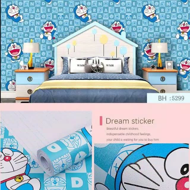 Wallpaper Dinding Karakter Kamar Anak 3D 45cm x 10m