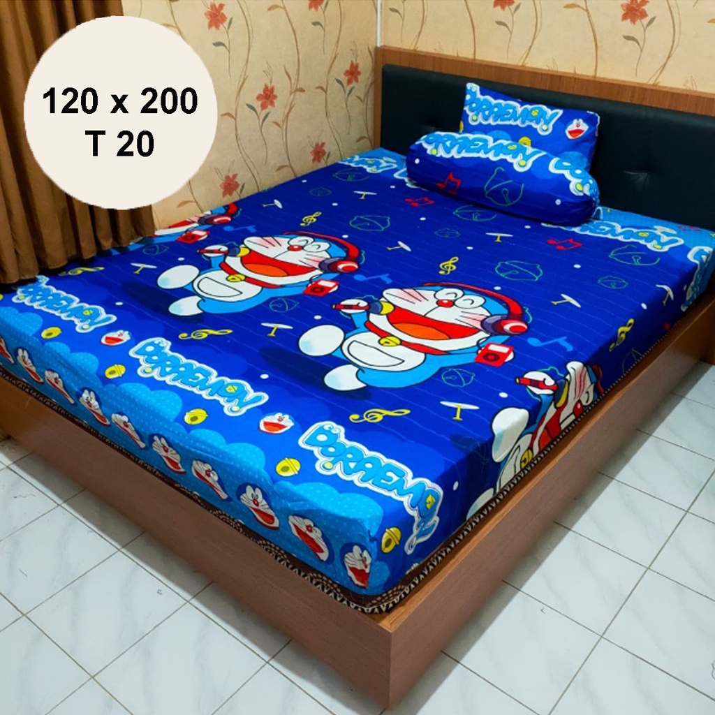 ✅COD Paket Sprei Seprei 120x200 Aneka Motif Dan 2 Sarung Bantal Guling Homemade Premium Dekorasi Kamar Perlengkapan Rumah