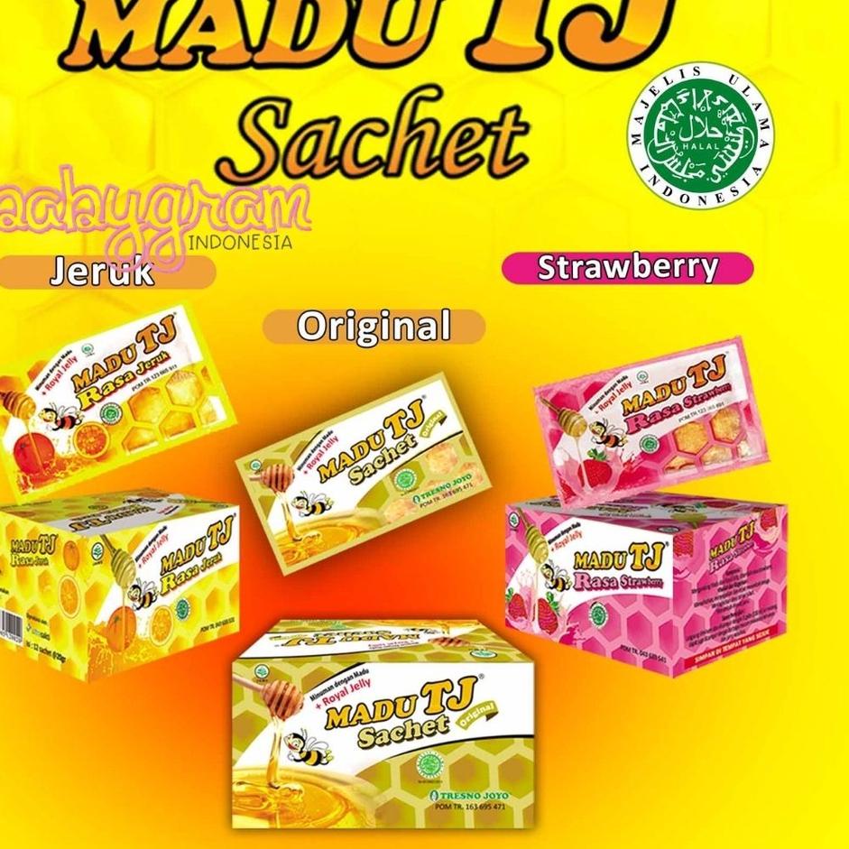 

>V44859) Madu TJ SACHET 1 Box isi 12 Sachet tresno joyo