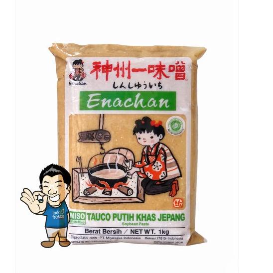 

★ Enachan Shiro Miso Paste- Pasta Miso- Tauco Putih Jepang 1Kg ☝