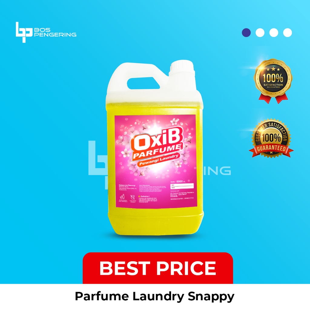 Pewangi Pakaian Laundry - OxiB Parfum Aroma Snappy 5 Liter Wangi Baby Tahan Lama Berkualitas