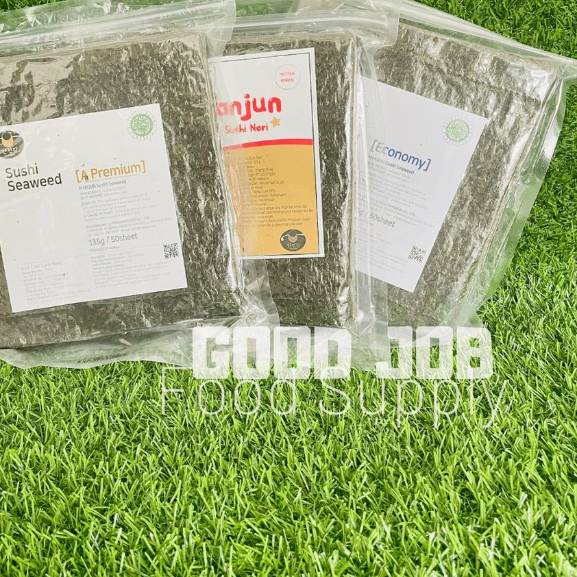 

❈ MANJUN Sushi Nori Kimbab 50 S Halal │ Nori Gimbab Import Lembar Rumput Laut ☂