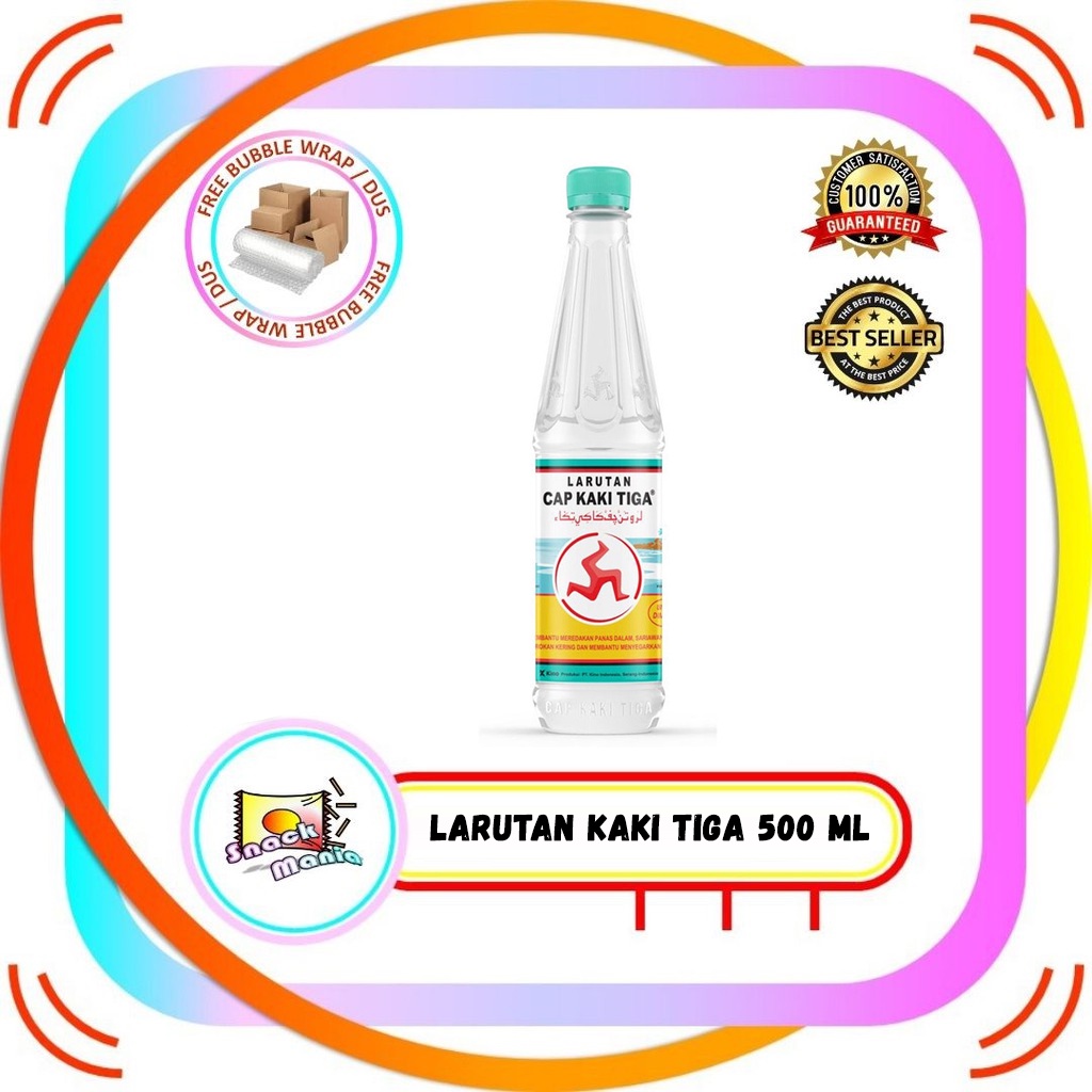 

Larutan Penyegar Cap Kaki Tiga 500 ml Botol