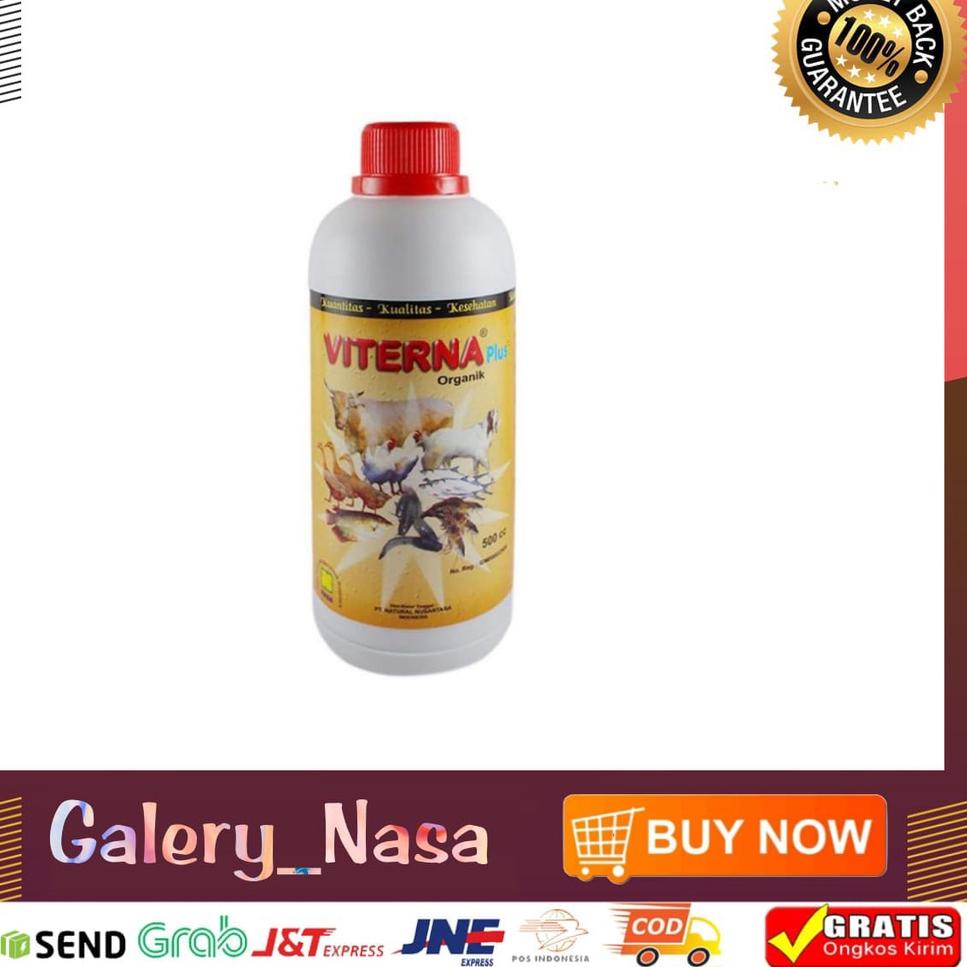 ✓ Viterna 500cc - Vitamin hewan ternak _ Nasa Vitamin Ternak Isi 500 cc -  Nutrisi Pakan Ternak Dan 