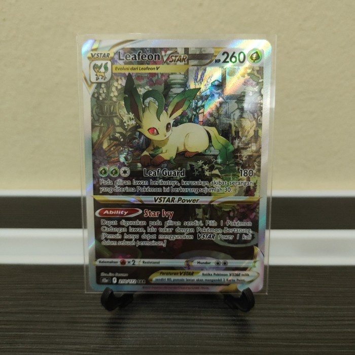 Terlaris Pokemon Tcg Indonesia Leafeon Vstar S12A 210/172 Sar