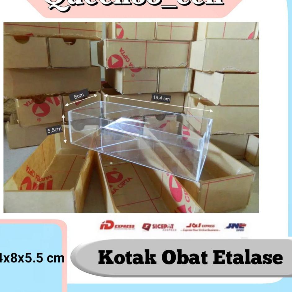✨MEGA ⚡ALE✨  KOTAK OBAT ETALASE APOTIK AKRILIK / WADAH  APOTEK ACRYLIC