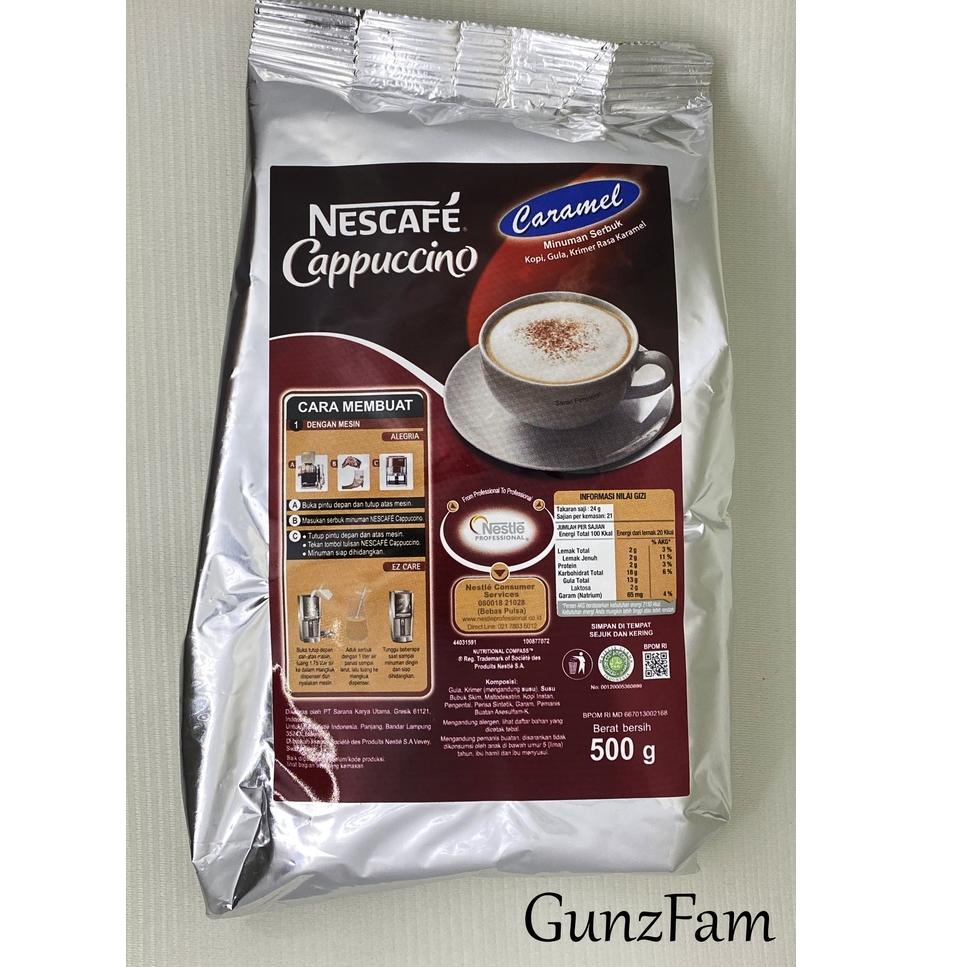 

Terbaru Nescafe Cappucino Caramel Cappuccino 500gr by Nestle Professional