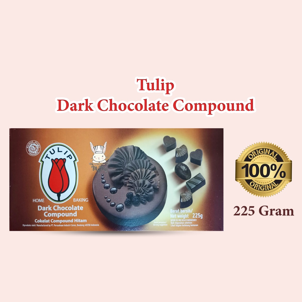 

Tulip Dark Chocolate Compound 225 Gram