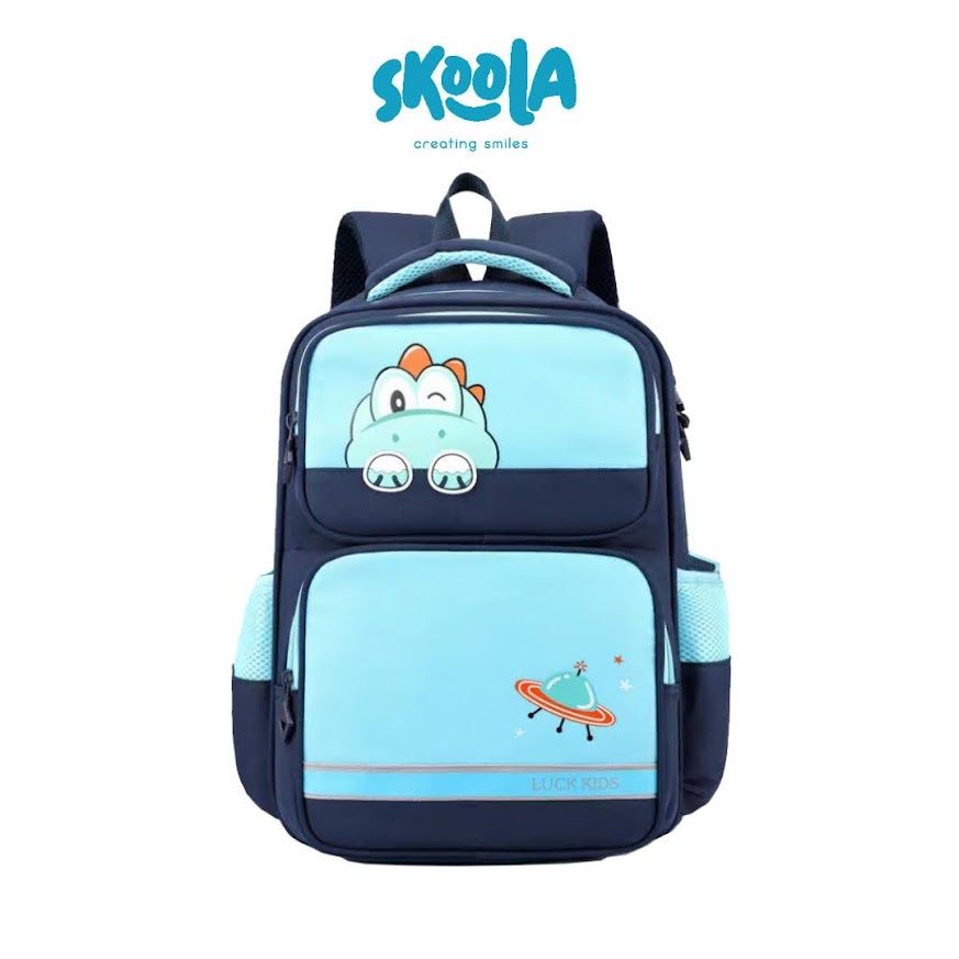 Skoola Tas Sekolah Anak Laki - Laki SD Ransel Dinosaurus - Shiro