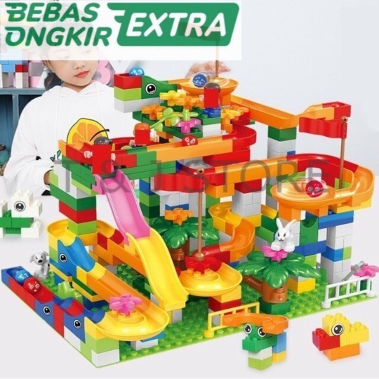 

Dijual TJ Mainan Balap Kelereng TRACK MAZE TOY BRICKS MARBLE RACE RUN - 180 Limited