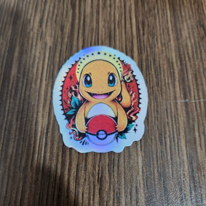 

Sticker Hologram Anime - PSH1549 - Pokemon - Charmender