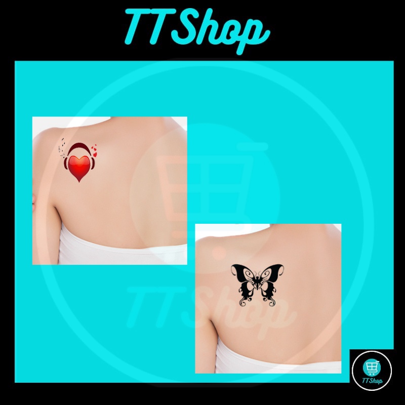 Tatoo temporary waterproof dan tahan lama aman untuk anak semi permanen ,sejenis fruit ink