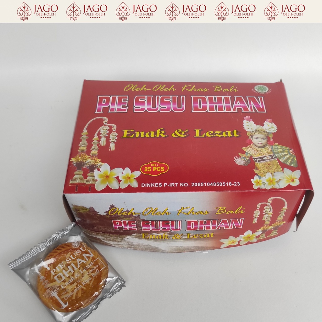 Pie Susu Dhian box 25pcs Rasa-Rasa Original Susu-Coklat-Keju-Strawberry-Blueberry-Cokej