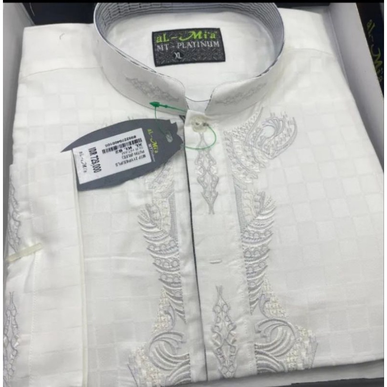 BAJU KOKO AL MIA PLATINUM LENGAN PANJANG