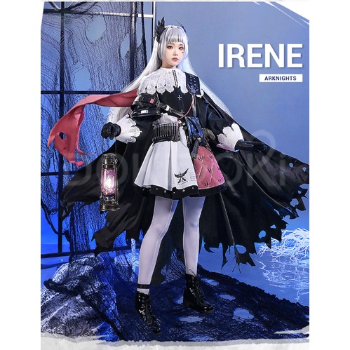 PRE-SALE Game Arknights Irene Women Game Arknights Costume Halloween Irene Cosplay Costume