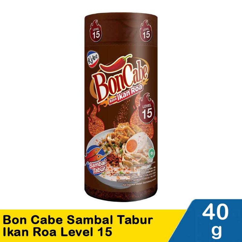 

Kobe Bon Cabe Sambal Tabur Nori Level 3 35G