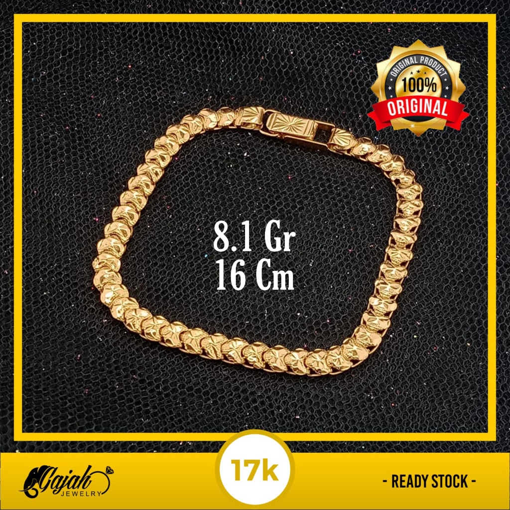 Gelang Emas 17K - 8.1 Gr Kadar 750 - 4524