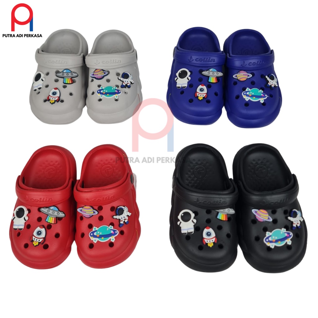Sandal Baim Anak Laki Model Jibbitz Astro EVA Collin B6130