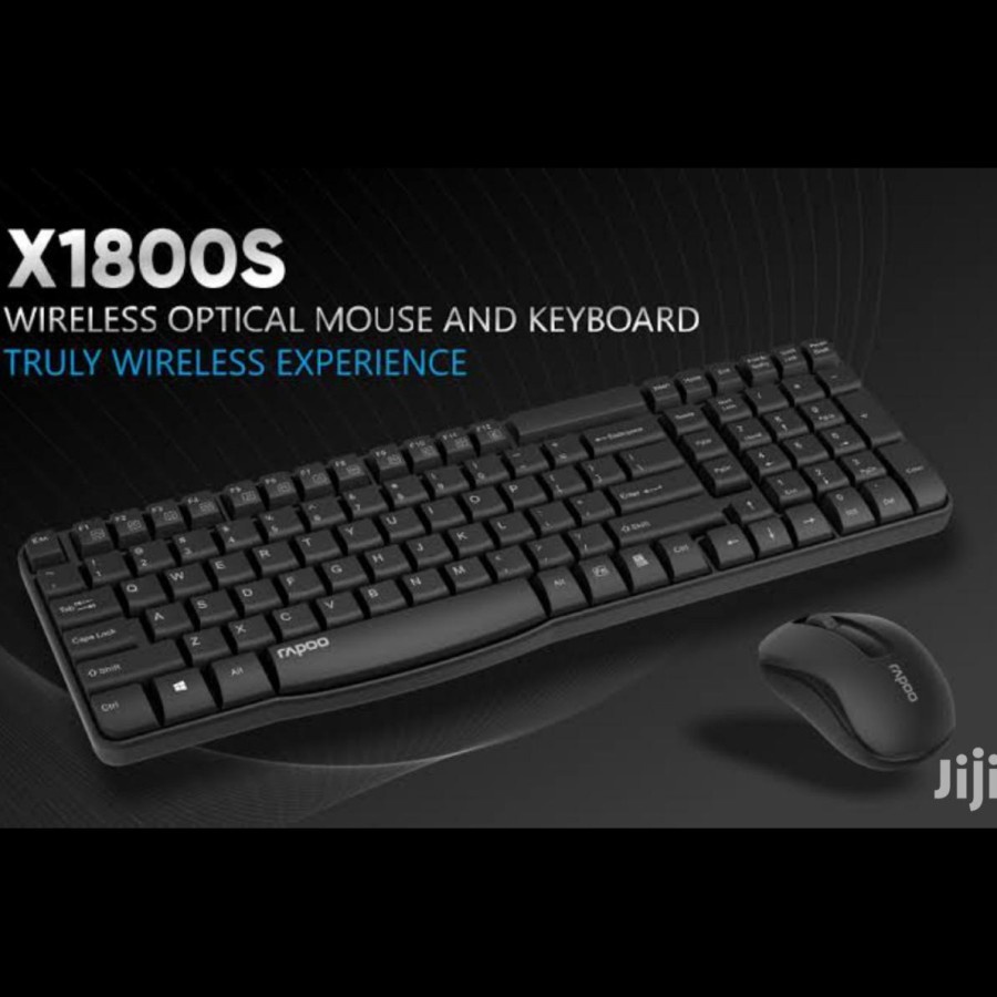 Rapoo X1800S Wireless Optical Keyboard + Mouse Combo