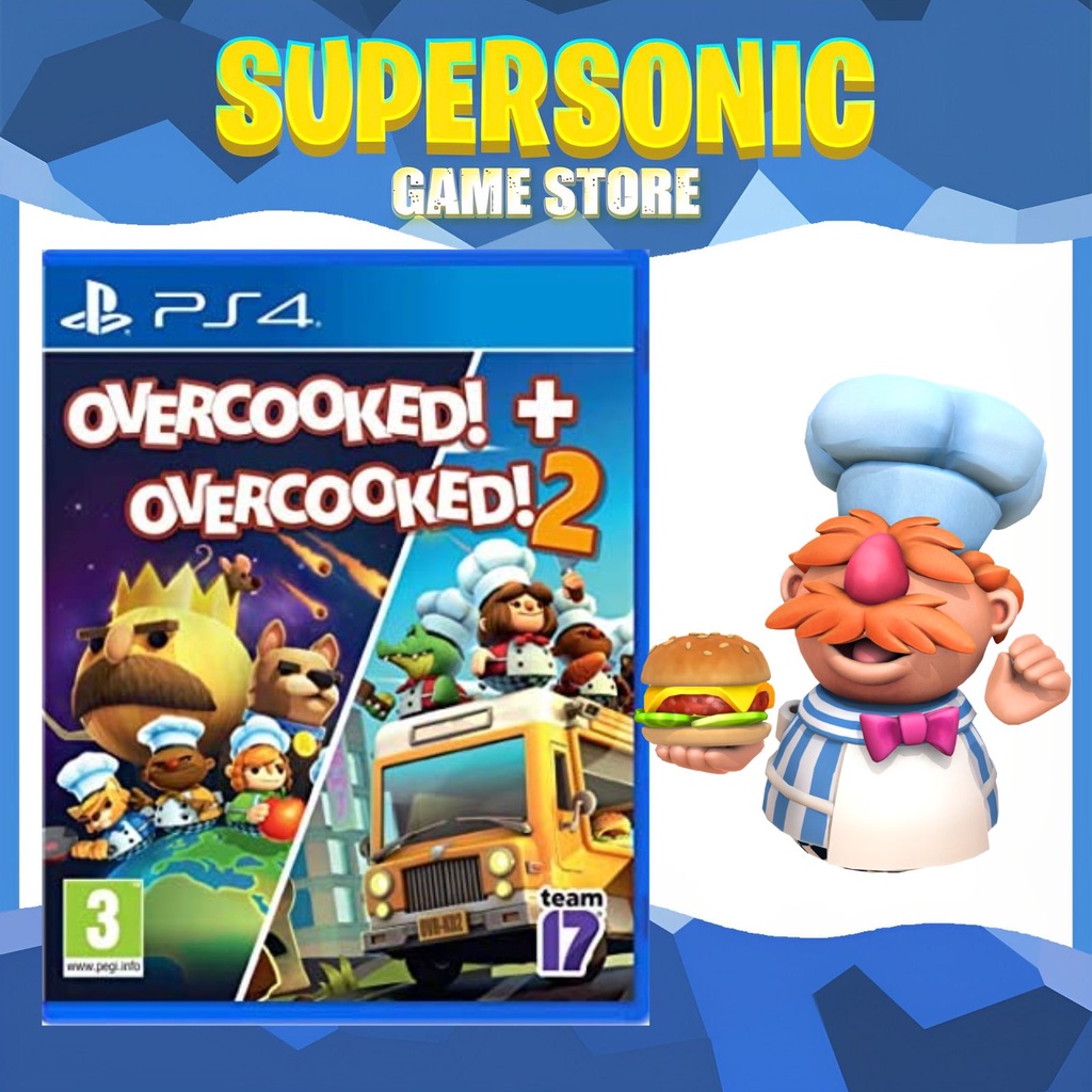 PS4 Overcooked + Overcooked 2