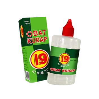 Obat Eksim Kadas Kudis Kutu Air Selangkangan Gatal Scabies | Obat Kurap 19 Cair Tetes Ie Kim Tie