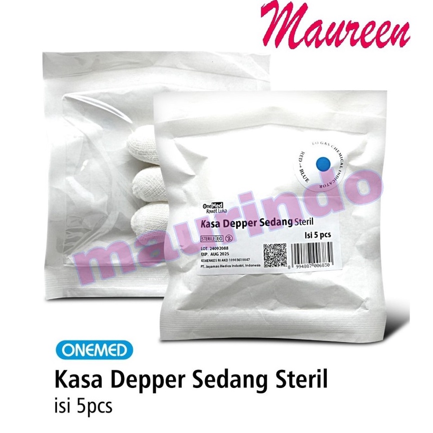 [✅COD] Onemed Kasa Depper SEDANG Steril Dental Pak Isi 5 Pcs