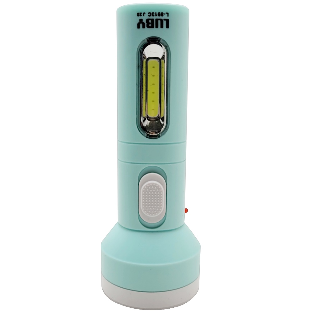 Lampu Charge Luby L8913C - Senter Baterai 3watt + COB Multifungsi