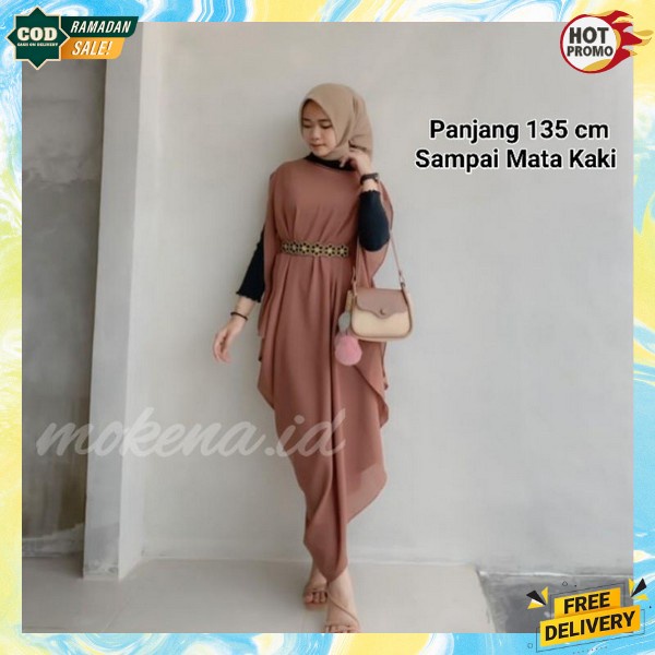 Pakean Perempuan Muslim Kaftan Remaja Terbaru 2023 Gamis Ksftan Size S M L Xl Pakaian Lebaran2023 Mu