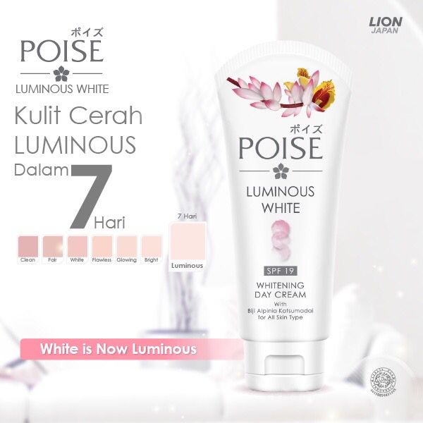 Poise Luminous Whitening Day Cream SPF 19