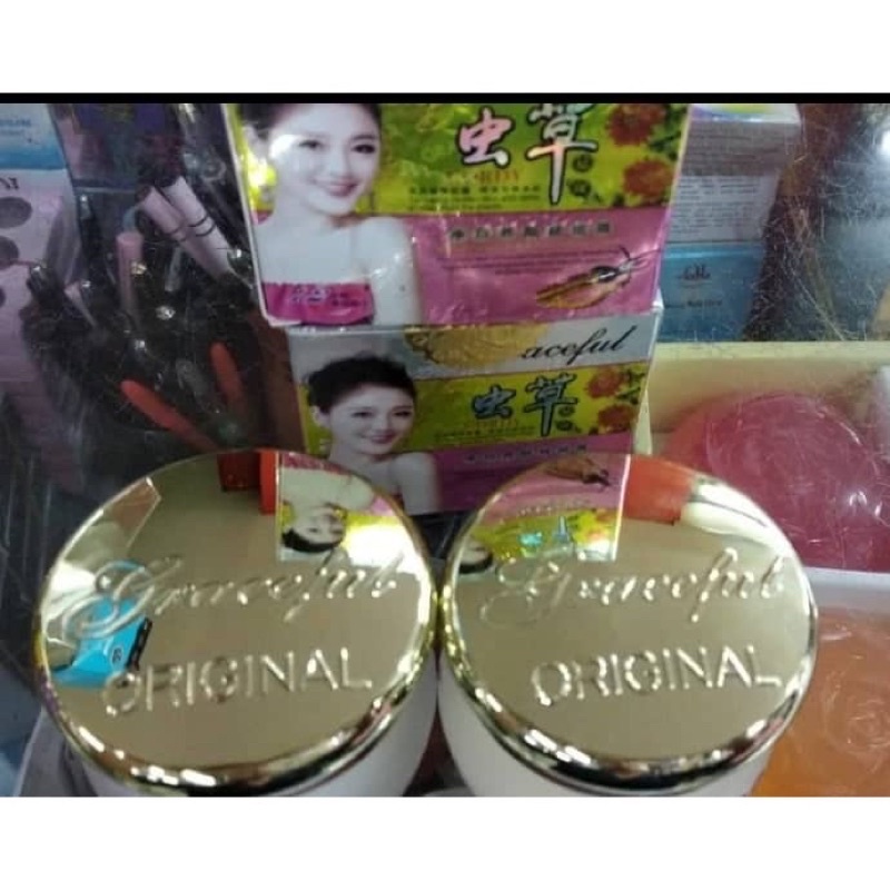 CS1-[ MALAM ] GRACEFUL NIGHT CREAM ORIGINAL - YU CHUN MEI KEMASAN BARU ORI - CORDYCEPS / YUCHUNMEI/PRomo