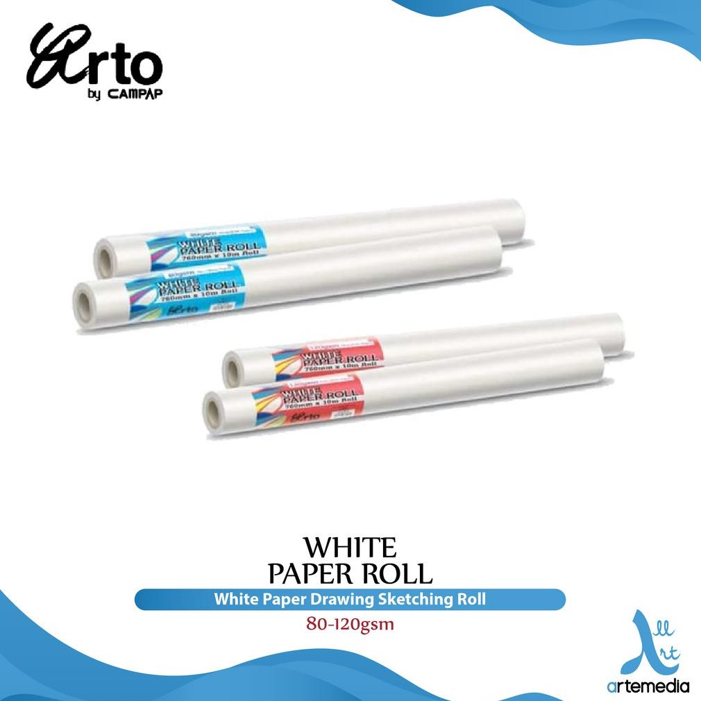 

Kertas Gambar Arto White Paper Drawing Sketching Roll