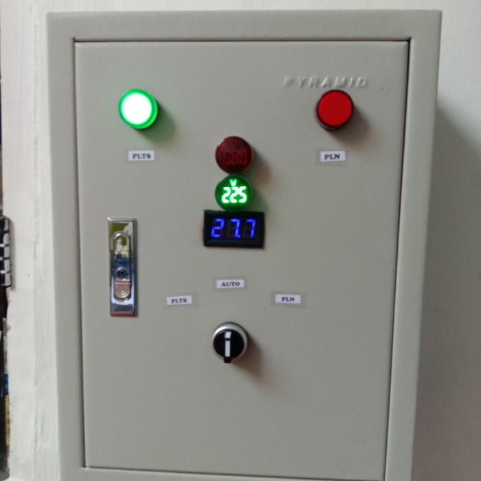 Terlaris Box Panel Kontrol Plts (Solar Sel) + Inverter