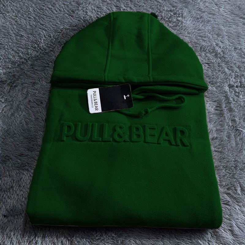 Sweater Hoodie Branded Premium Pull and Bear Unisex Pria Wanita Bahan Tebal Ukuran Big Size M-XXL