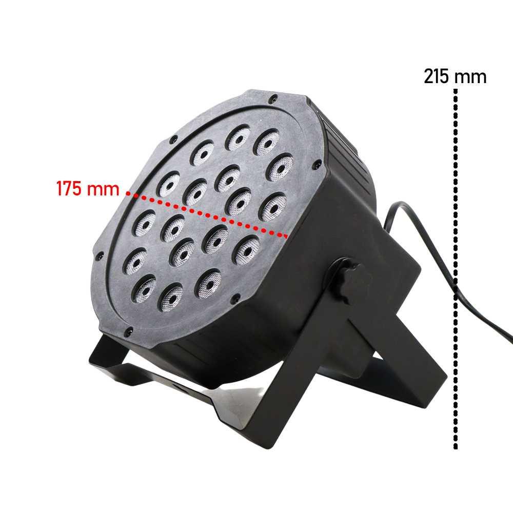 Lampu Sorot LED RGB Spotlight DMX Port 40W 240V LED - AL36 - Black