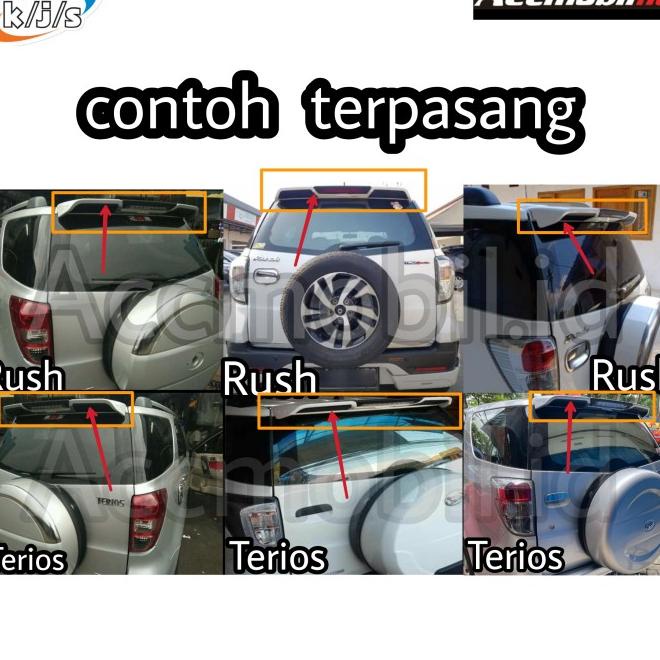 Spoiler Toyota Rush Daihatsu Terios Model Trd Sportivo Dengan Lampu
