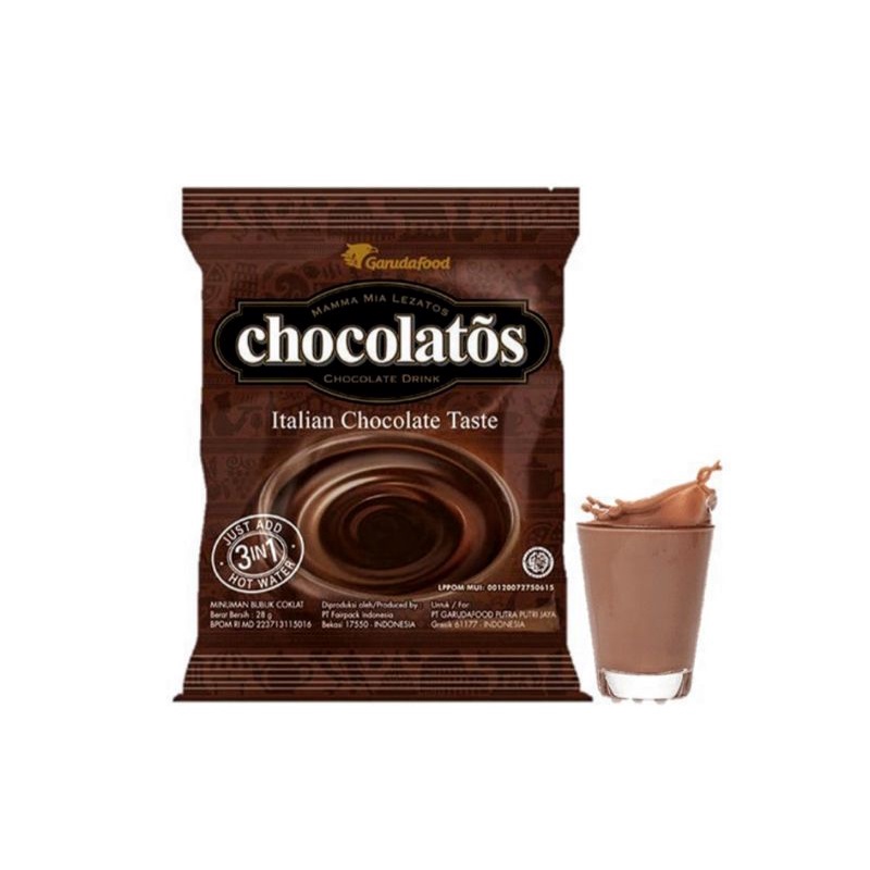 

Chocolatos Chocolate Drink 28gr - 1Renceng 10 Sachet