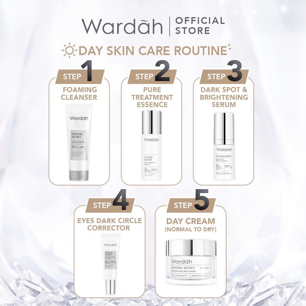 Wardah Cristal Secret Dark Spot &amp; Brightening Serum Flek hitam