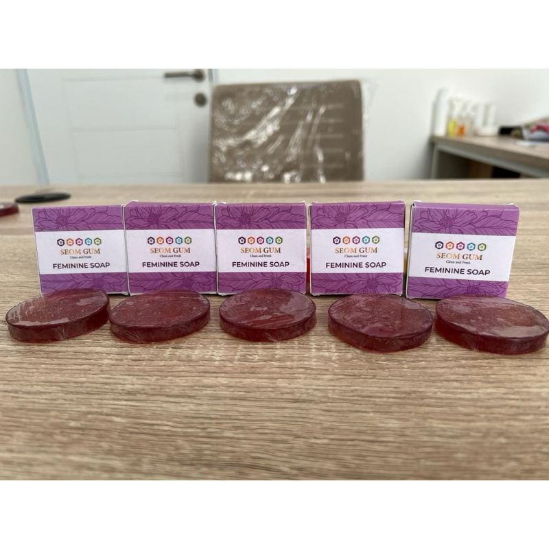 SABUN SEOM GUM GLOWING / SEOM GUM FEMININE SOAP / SABUN GLOWING MULTIFUNGSI