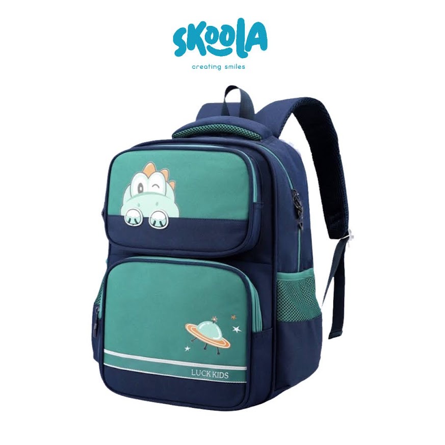 Skoola Tas Sekolah Anak Laki - Laki SD Ransel Dinosaurus - Shiro