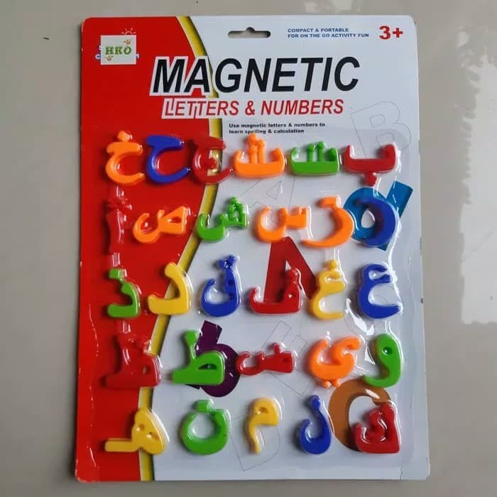 Mainan Edukasi Anak - Magnetic Letter Abjad Huruf Magnet Hijaiyah Arab