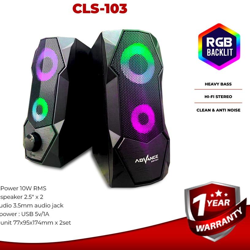 ✈ Gaming Speaker Advance CLS-103 RGB Gaming Speaker ☈