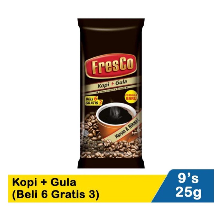 

fresco kopi+gula 9x25g