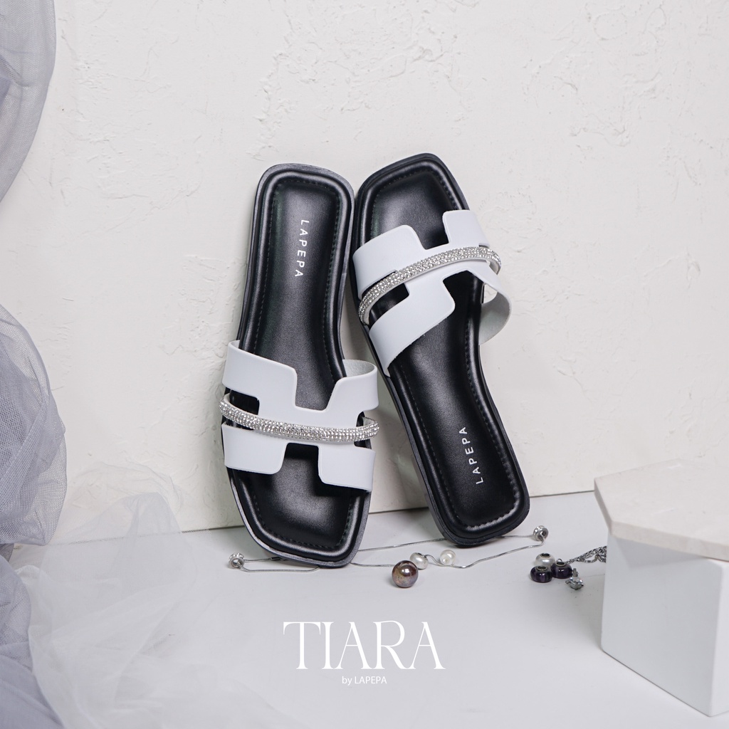 AVLINSTORE - tipe TIARA Sandal Wanita Teplek Korea Casual Sandal Selop Rumahan Blink Empuk Anti Licin