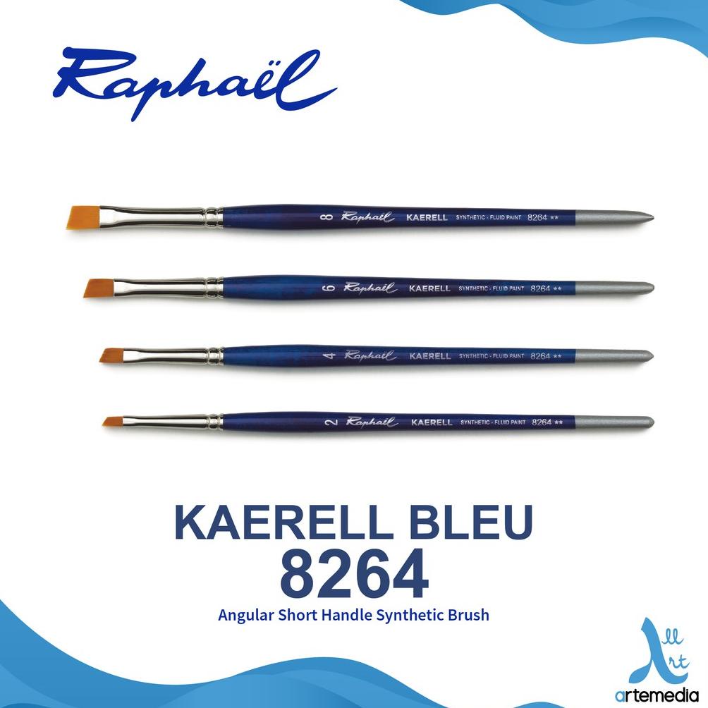 

Kuas Lukis Raphael 8264 Angular Kaerell Bleu Synthetic Brush SH