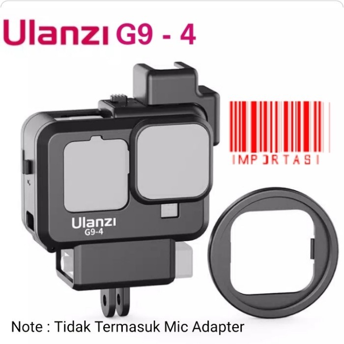 ULANZI G9-4 Gopro Hero 11 10 9 Case Vlog Frame Cage Casing Housing