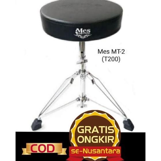 Promo Bangku / Kursi Drum Merk Mes T-200 T200 T 200 Premium Mt-2 Drum