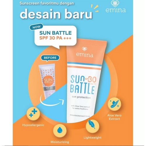 Emina Sun Battle Series - SPF30 | SPF45 - Sunscreen
